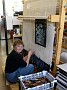 20.10- Une tisseuse au travail a l'Art Center de Christchurch
